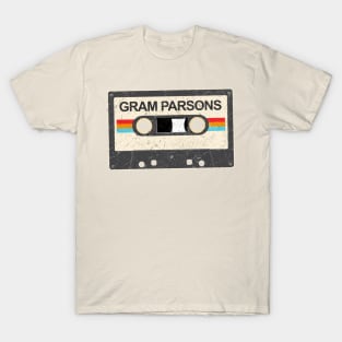 kurniamarga vintage cassette tape Gram Parsons T-Shirt